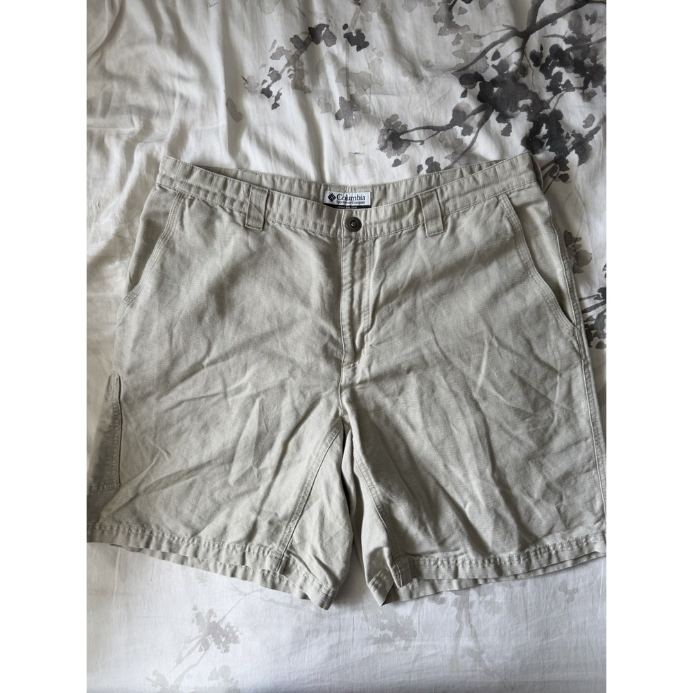 Columbia Sportswear Outdoors Casual Shorts Hiking Cargo Fishing Cotton Linen